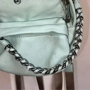 Tiffany blue Micheal Kors backpack Rhea Medium Embellished Backpack in LIGHT SKY - Sale  main image 4